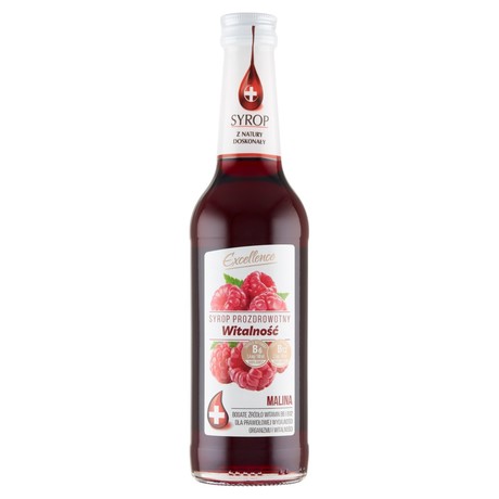 Excellence Witalność Syrop prozdrowotny malina 320 ml