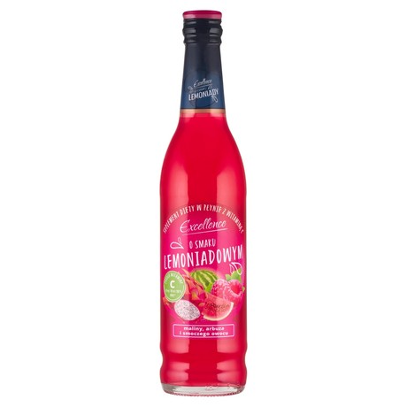 Excellence Syrop o smaku lemoniadowym maliny arbuza i smoczego owocu 430 ml
