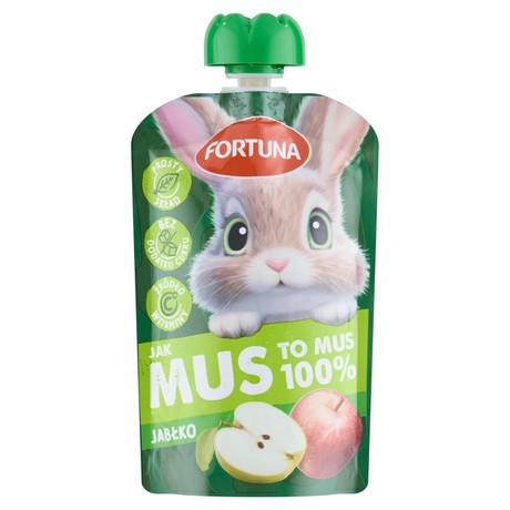 Fortuna Mus jabłko 100 g