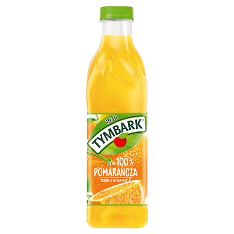 Tymbark Sok 100 % pomarańcza 1 l
