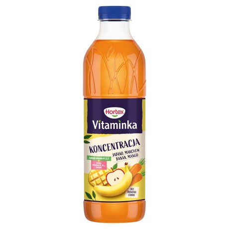 Hortex Vitaminka Sok koncentracja jabłko marchew banan mango 1 l