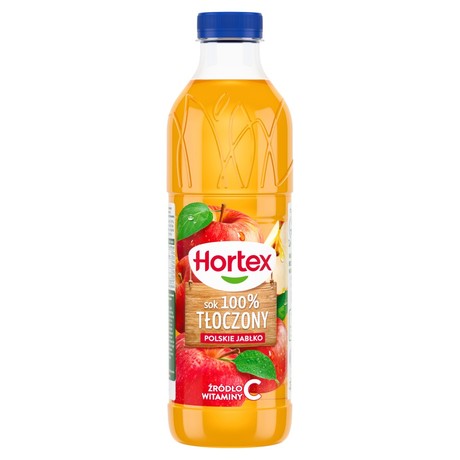 Hortex Sok 100 % tłoczony polskie jabłko 1 l