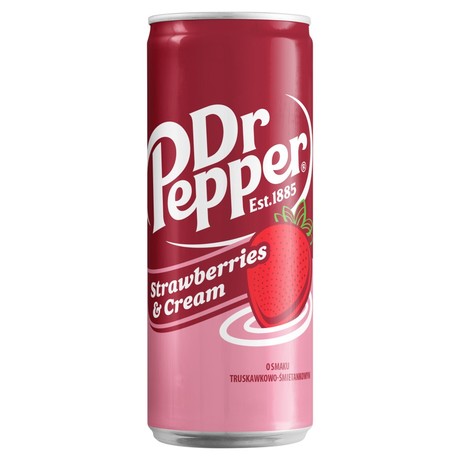 Dr Pepper Napój strawberry cream 330 ml