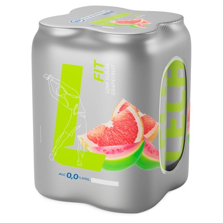 Lech Fit Piwo bezalkoholowe o smaku grejpfruta i guawy 2 l (4 x 0,5 l)