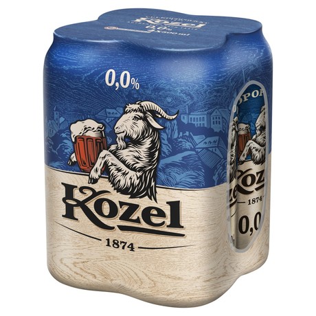 Kozel Piwo bezalkoholowe półciemne 2 l (4 x 0,5 l)