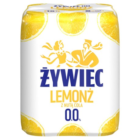 Żywiec Bezalkoholowy napój piwny lemonż & nuta cola 4 x 500 ml