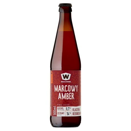 Browar Waszczukowe Marcowy Amber Piwo jasne 500 ml