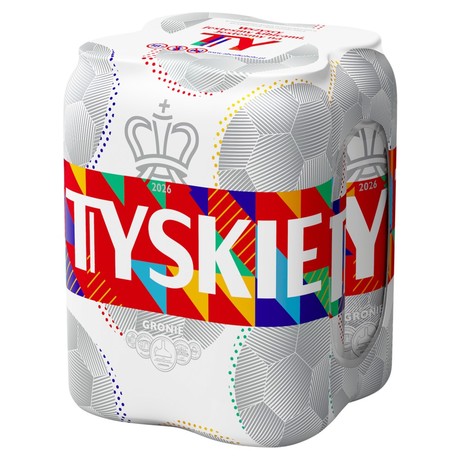Tyskie Piwo jasne 2 l (4 x 0,5 l)