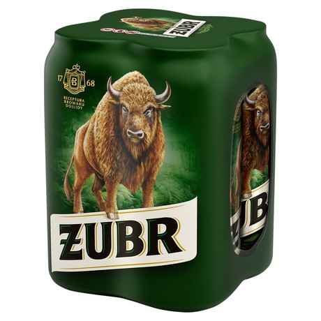 Żubr Piwo jasne 2 l (4 x 0,5 l)