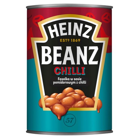 Heinz Fasolka w sosie pomidorowym z chilli 390 g