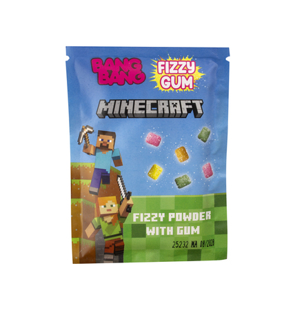 MaxCo Kwaśny proszek z gumami Minecraft 23 g