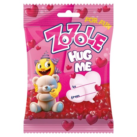 Zozole Hug Me Słodkie żelki o smaku malinowym 75 g