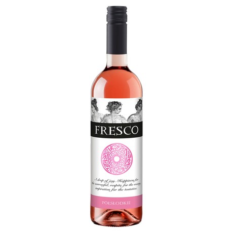 Fresco Wino różowe półsłodkie polskie 750 ml