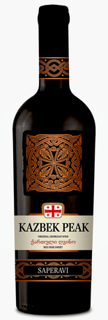 Wino Kazbek Peak Saperavi 12% 750 ml Czerwone Półsłodkie