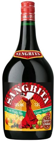Wino Sangrita czerwone słodkie 1,5l