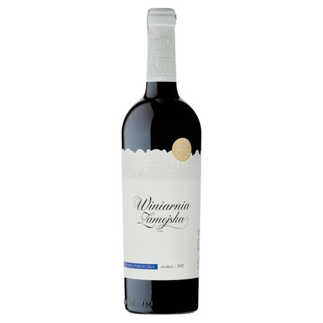 Winiarnia Zamojska Wino czerwone słodkie polskie z czarnej porzeczki 0,75 l