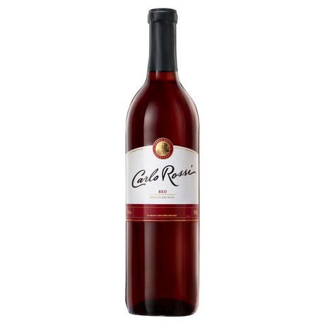 Carlo Rossi California Red Wino czerwone półwytrawne kalifornijskie 750 ml
