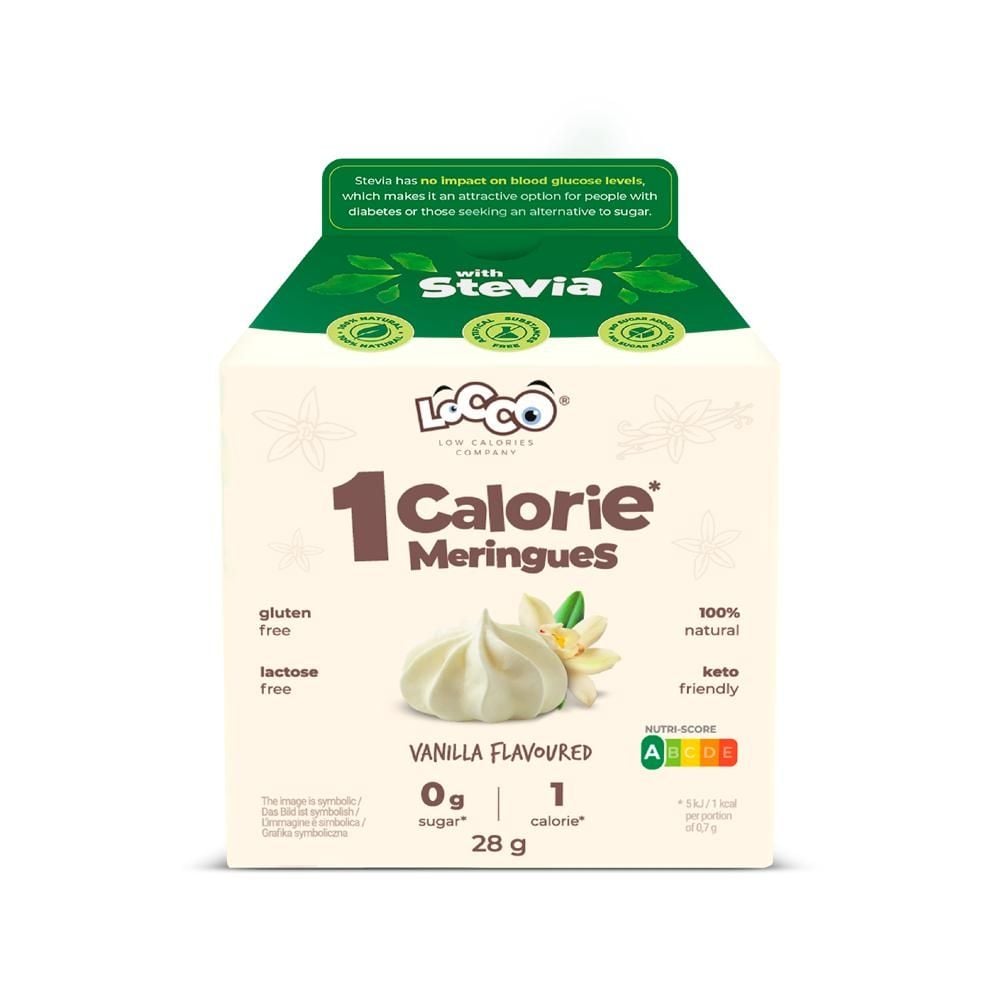 Locco Bezy bez dodatku cukru o smaku waniliowym 28 g