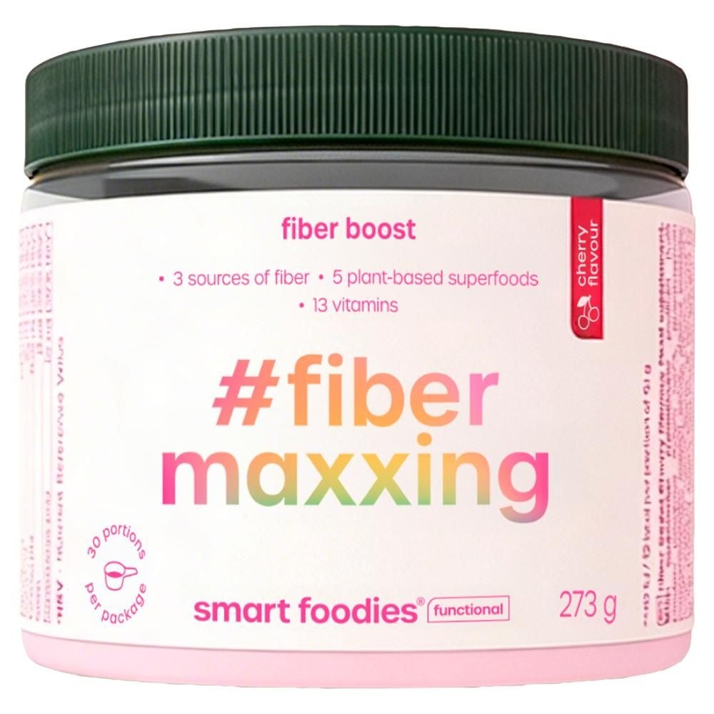 Smart Foodies Fiber Maxxing Proszek o smaku wiśniowym 273 g