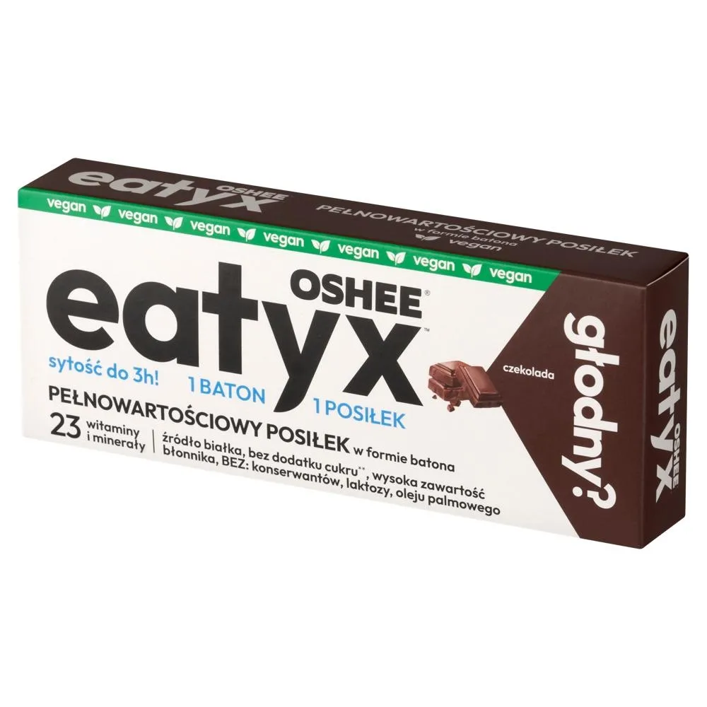 Oshee Eatyx Pełnowartościowy posiłek w formie batona czekolada 60 g