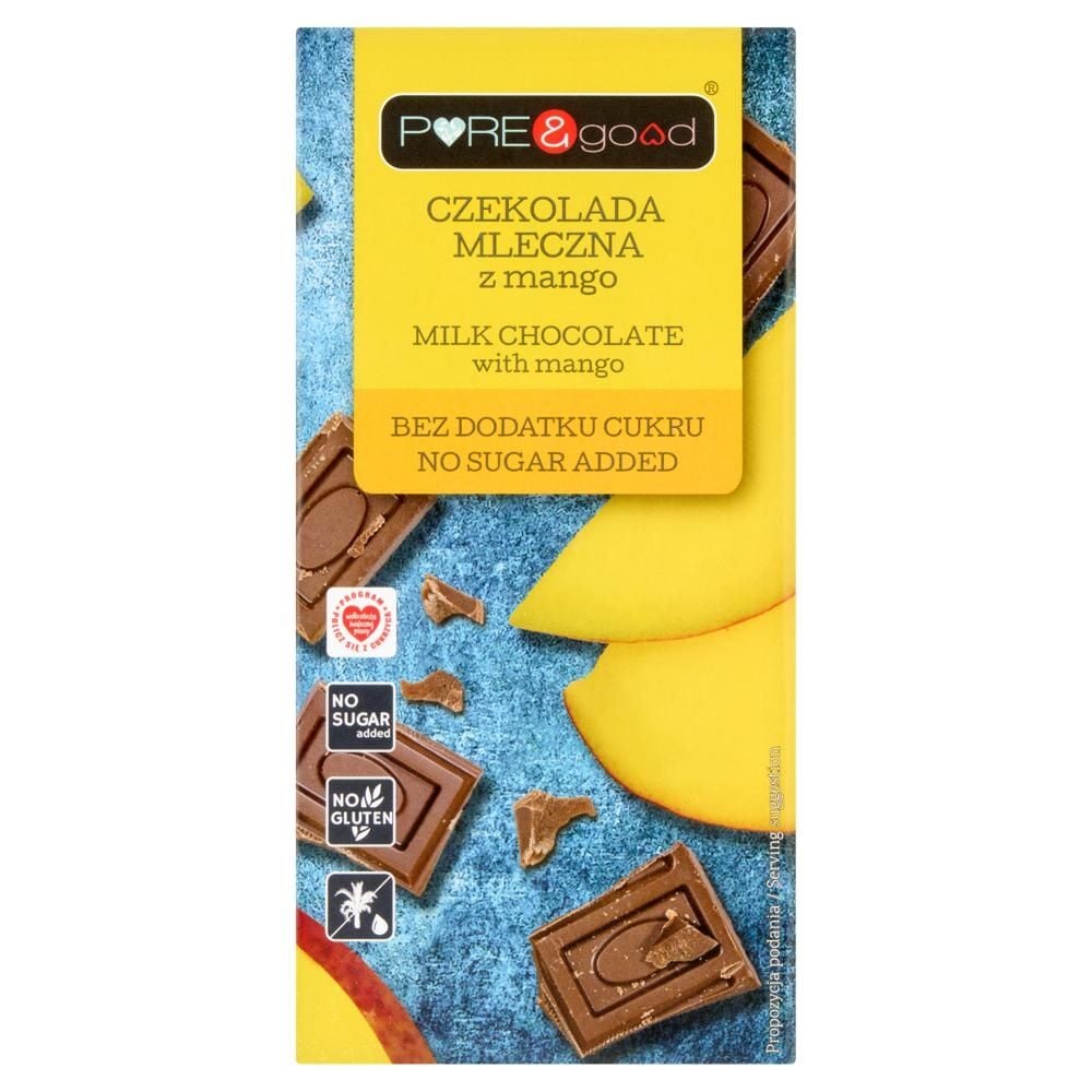 Pure&Good Czekolada mleczna z mango 75 g
