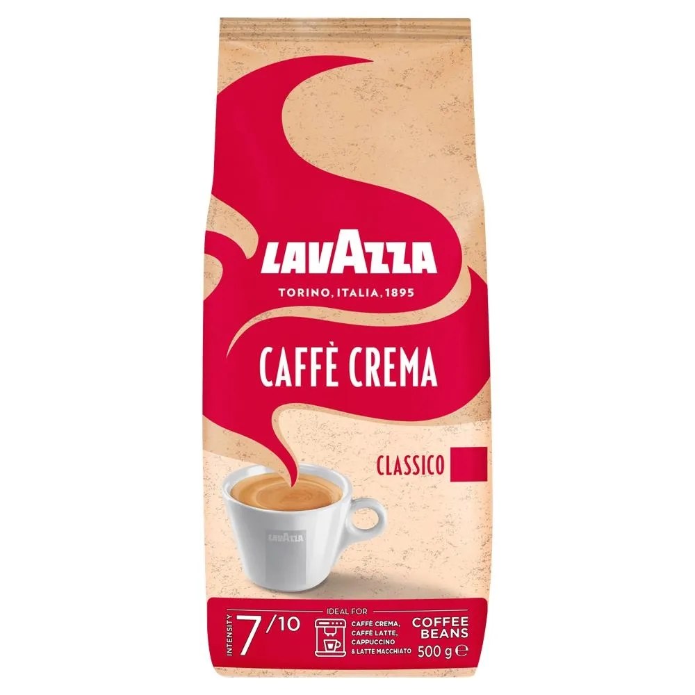 Lavazza Caffè Crema Classico Kawa ziarnista palona 500 g