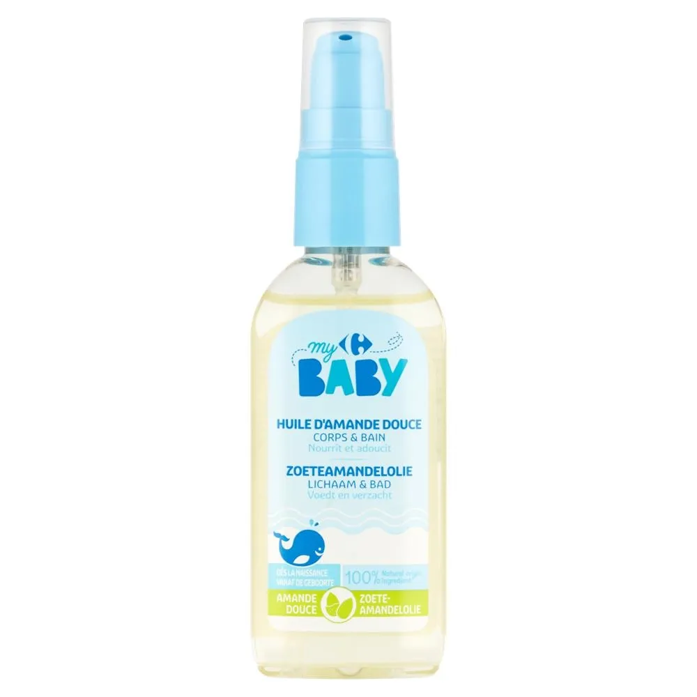 Carrefour Baby Olejek ze słodkich migdałów 75 ml