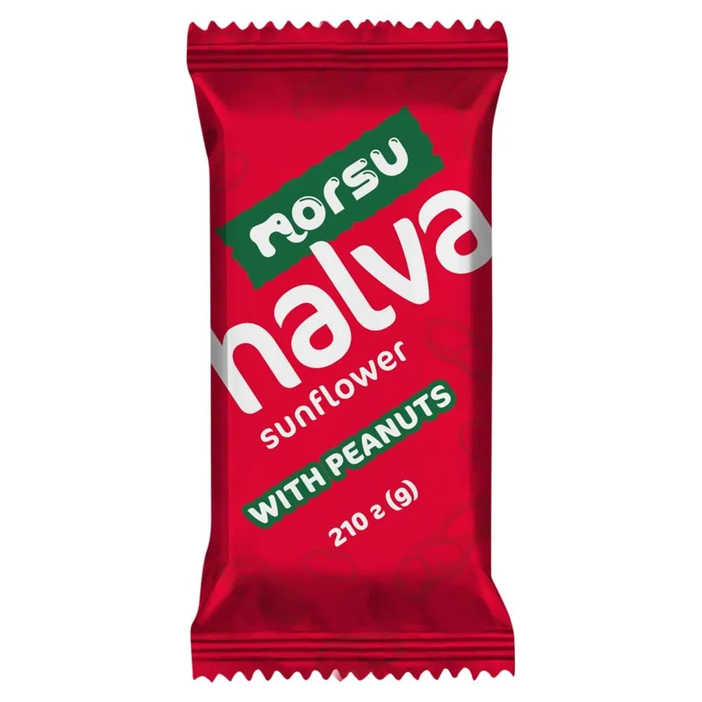 Norsu Chałwa słonecznikowa z orzeszkami ziemnymi 210 g