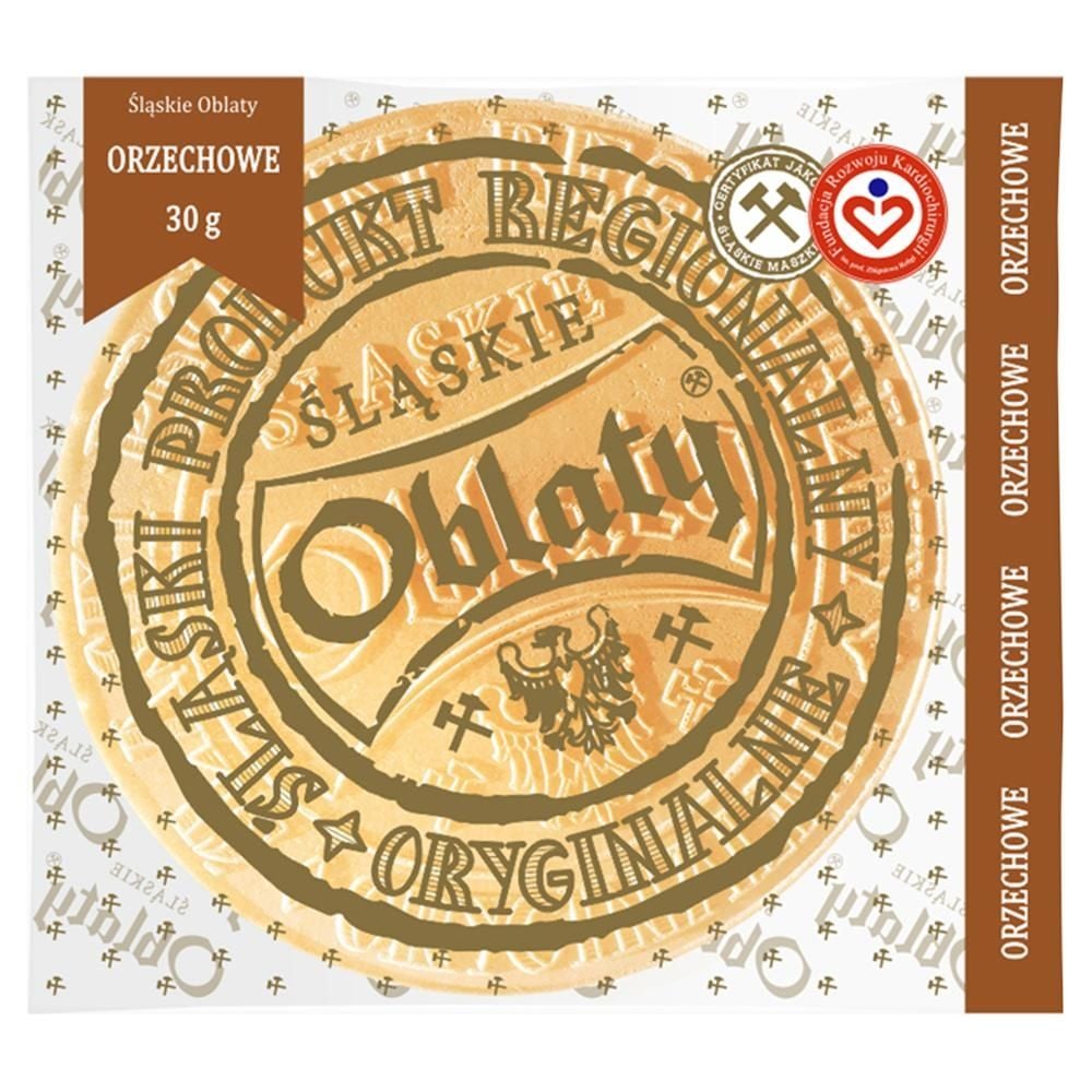 Śląskie oblaty orzechowe 30 g