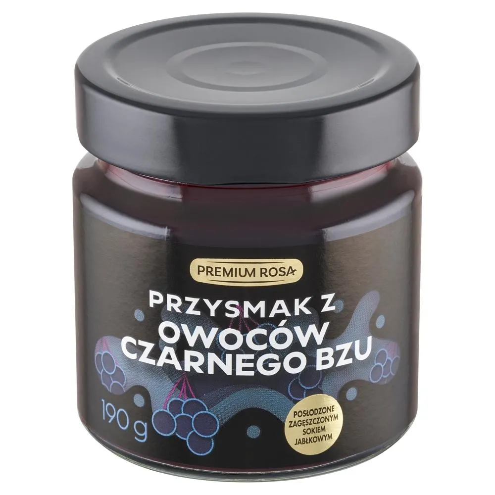 Premium Rosa Przysmak z owoców czarnego bzu 190 g