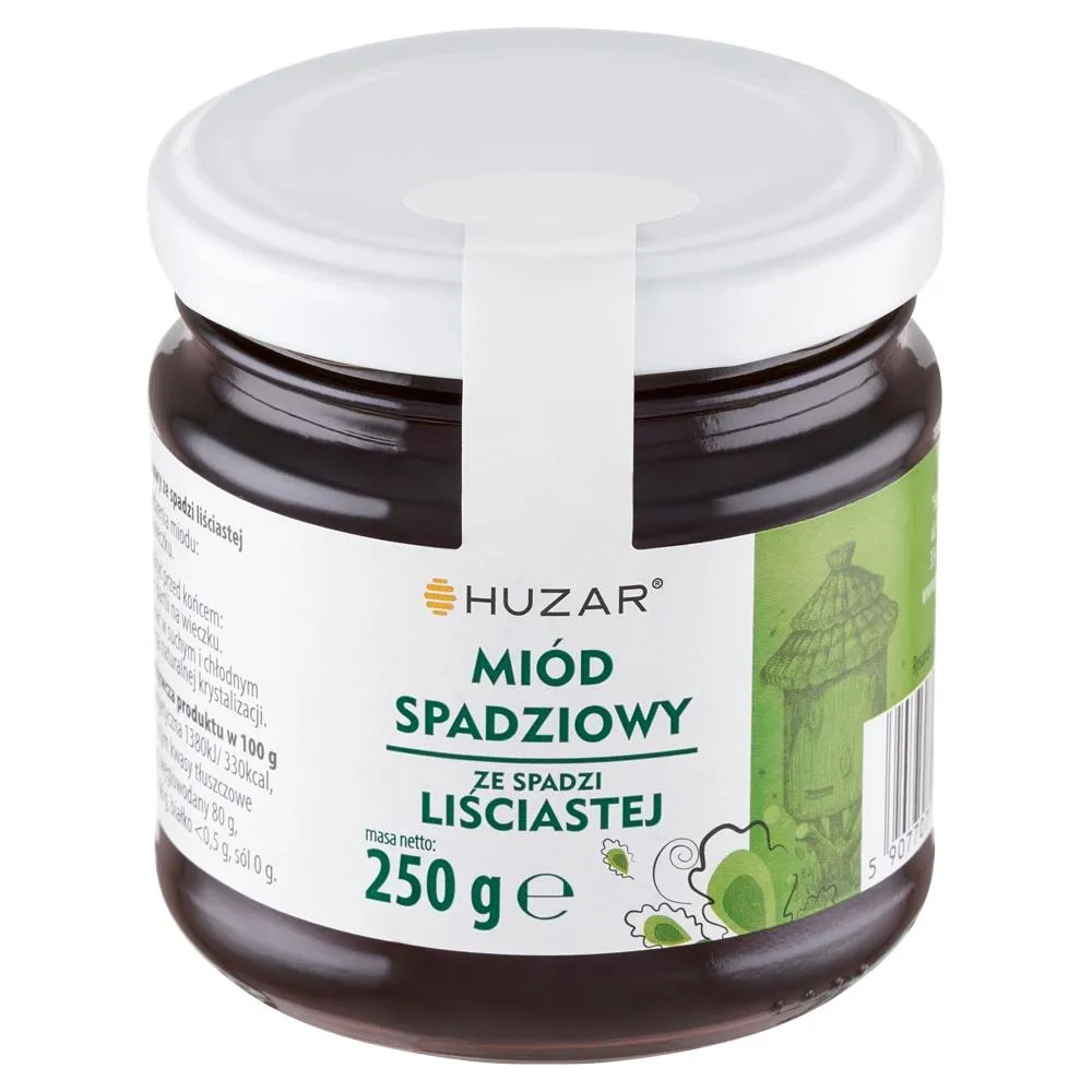Huzar Miód spadziowy ze spadzi liściastej 250 g