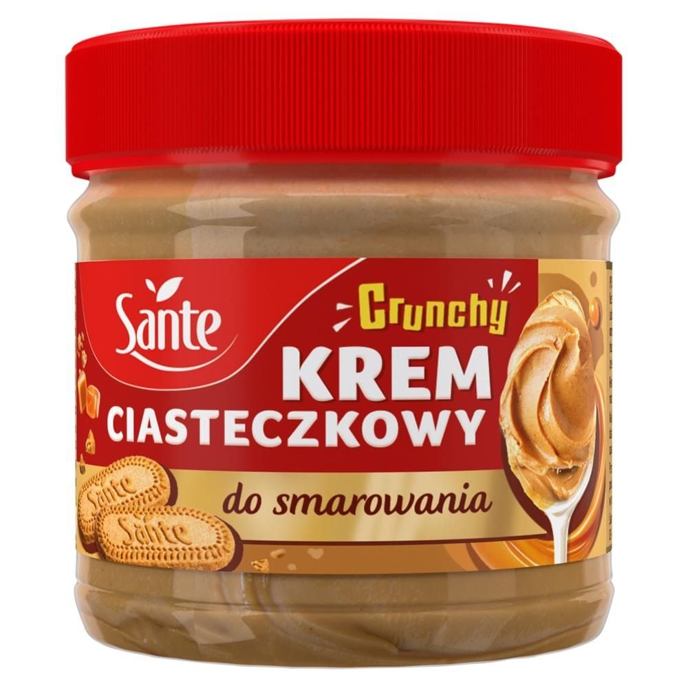 Sante Crunchy Krem ciasteczkowy do smarowania 180 g