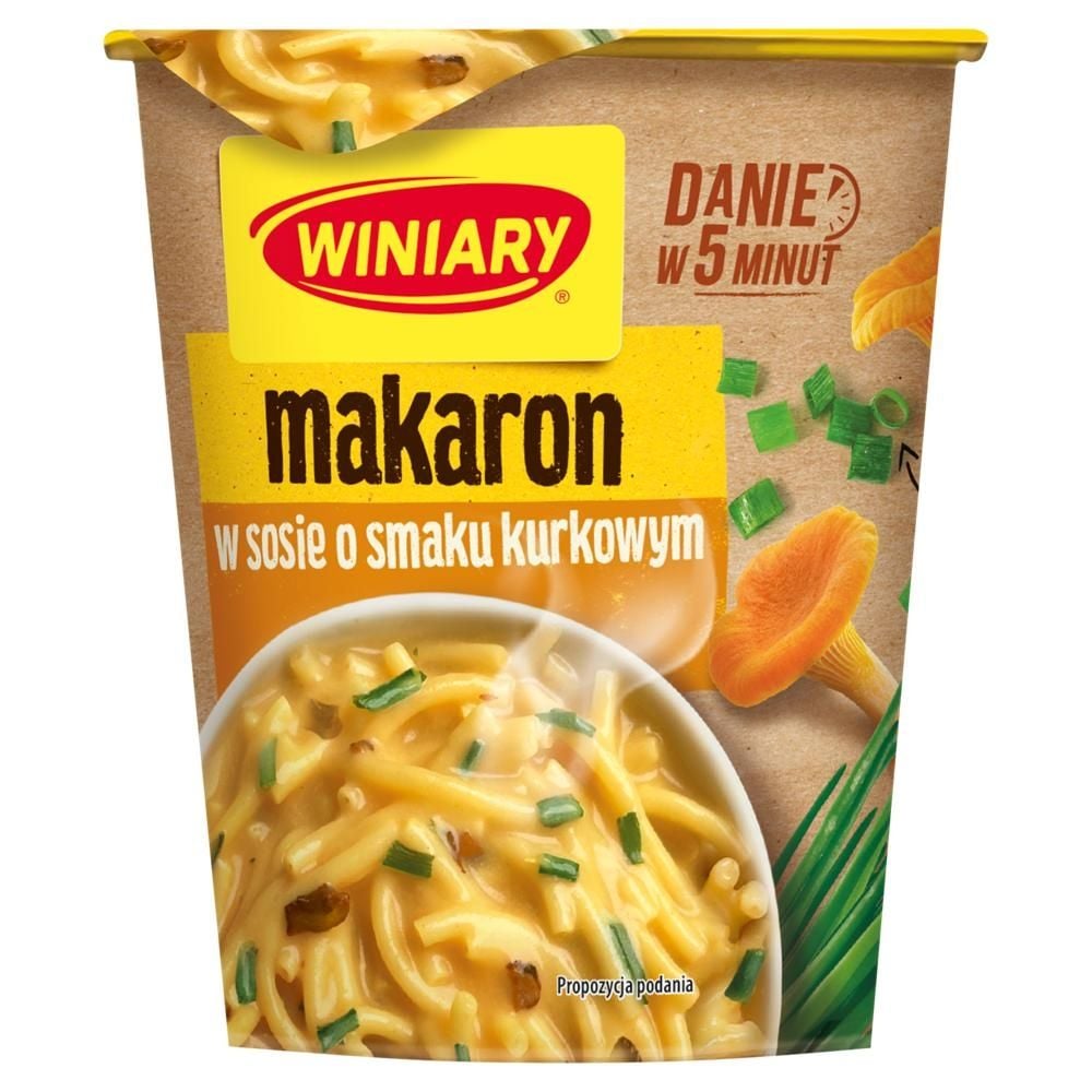 Winiary Danie instant makaron w sosie o smaku kurkowym 56 g