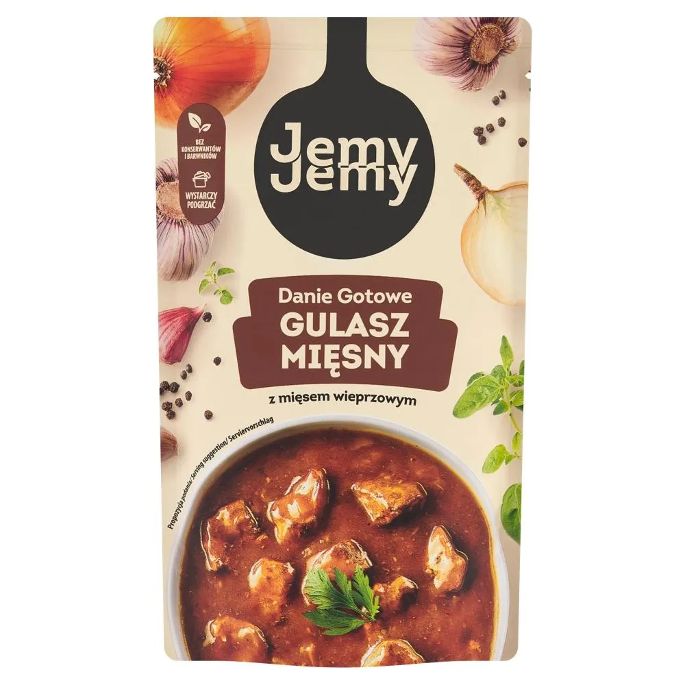 JemyJemy Danie gotowe gulasz mięsny z mięsem wieprzowym 360 g