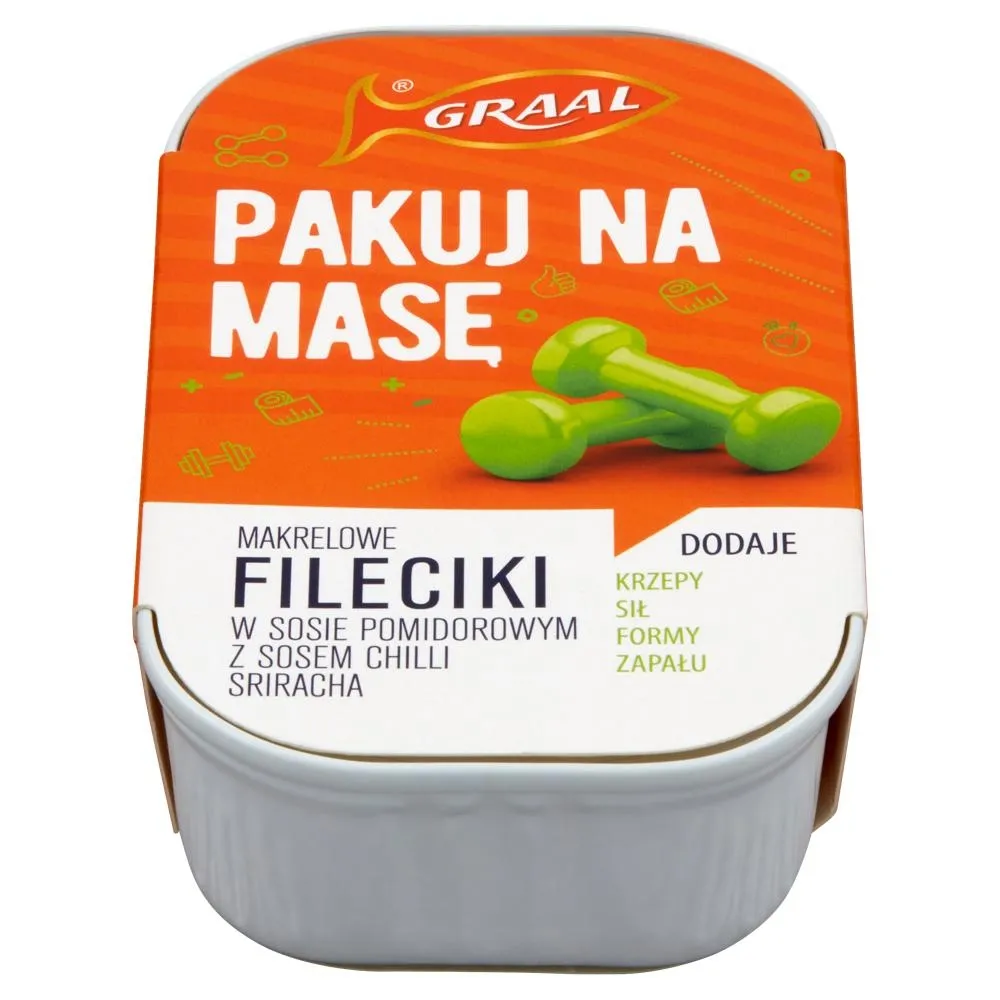 Graal Fileciki makrelowe w sosie pomidorowym z sosem chilli sriracha 110 g