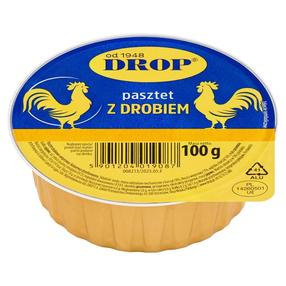 Drop Pasztet z drobiem 100 g