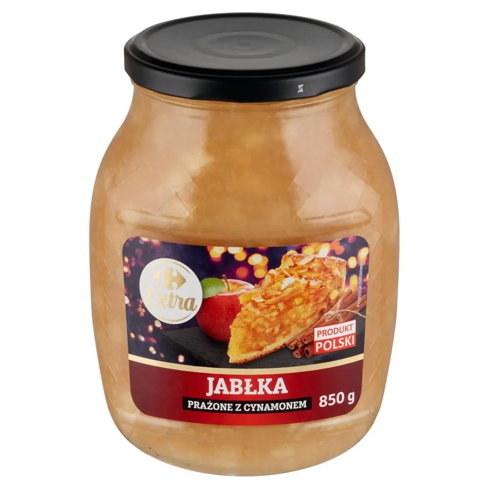 Carrefour Extra Jabłka prażone z cynamonem 850 g