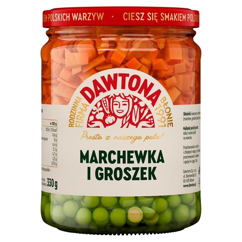 Dawtona Marchewka z groszkiem 510 g