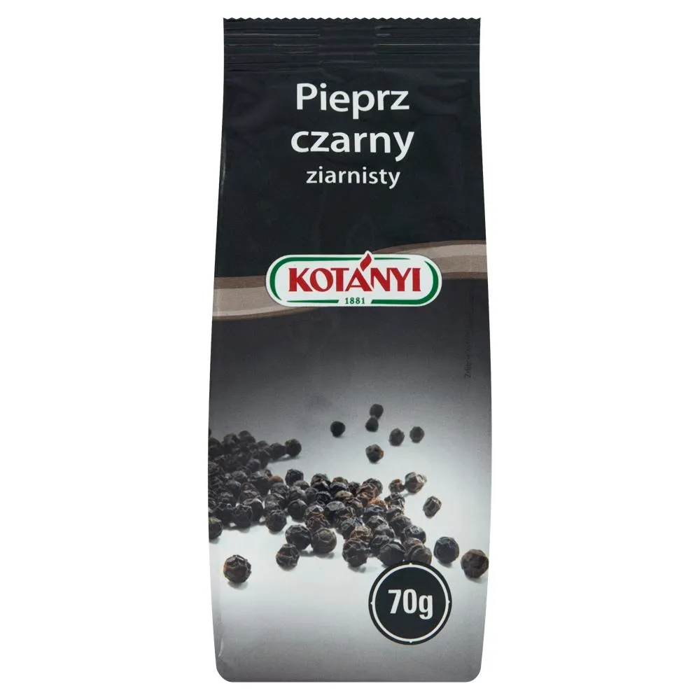Kotányi Pieprz czarny ziarnisty 70 g