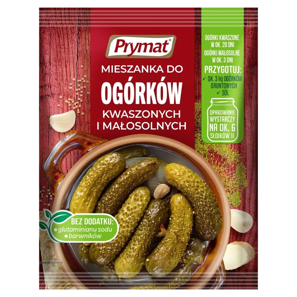 Prymat Mieszanka do ogórków kwaszonych i małosolnych 40 g