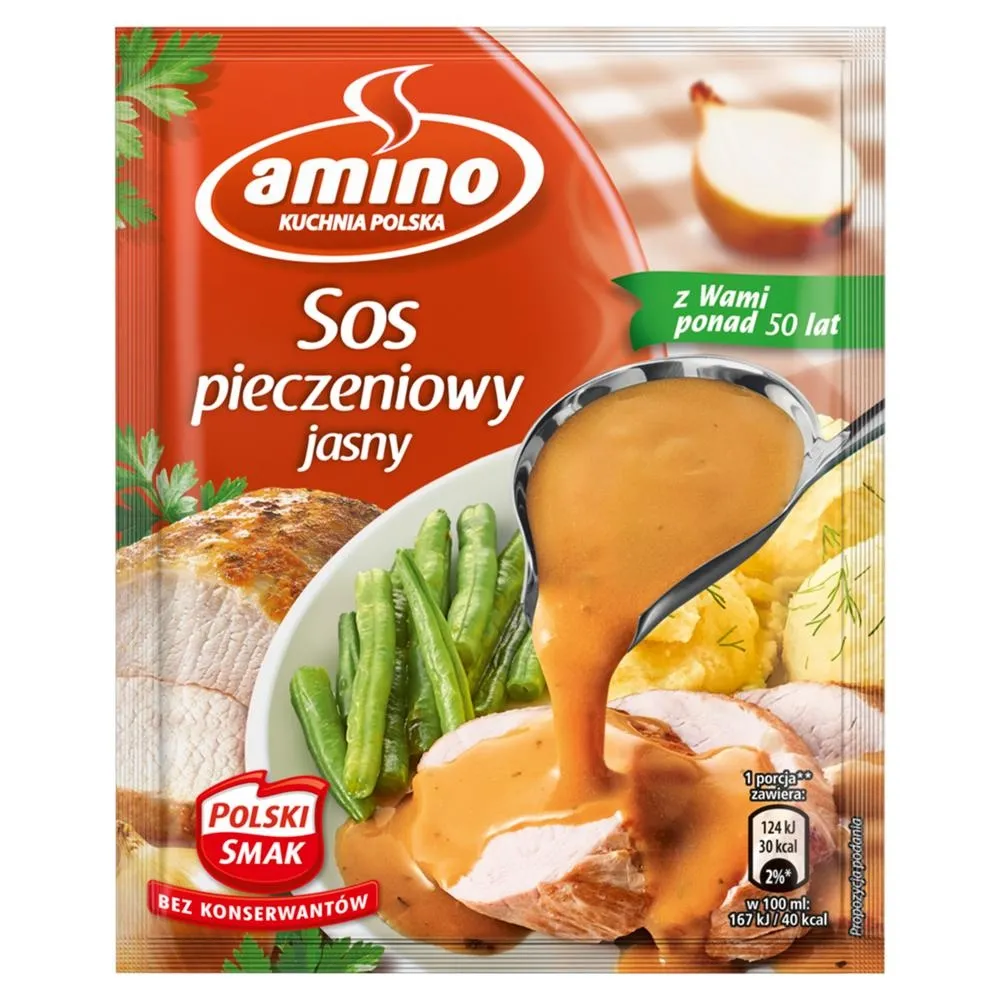 Amino Sos pieczeniowy jasny 38 g