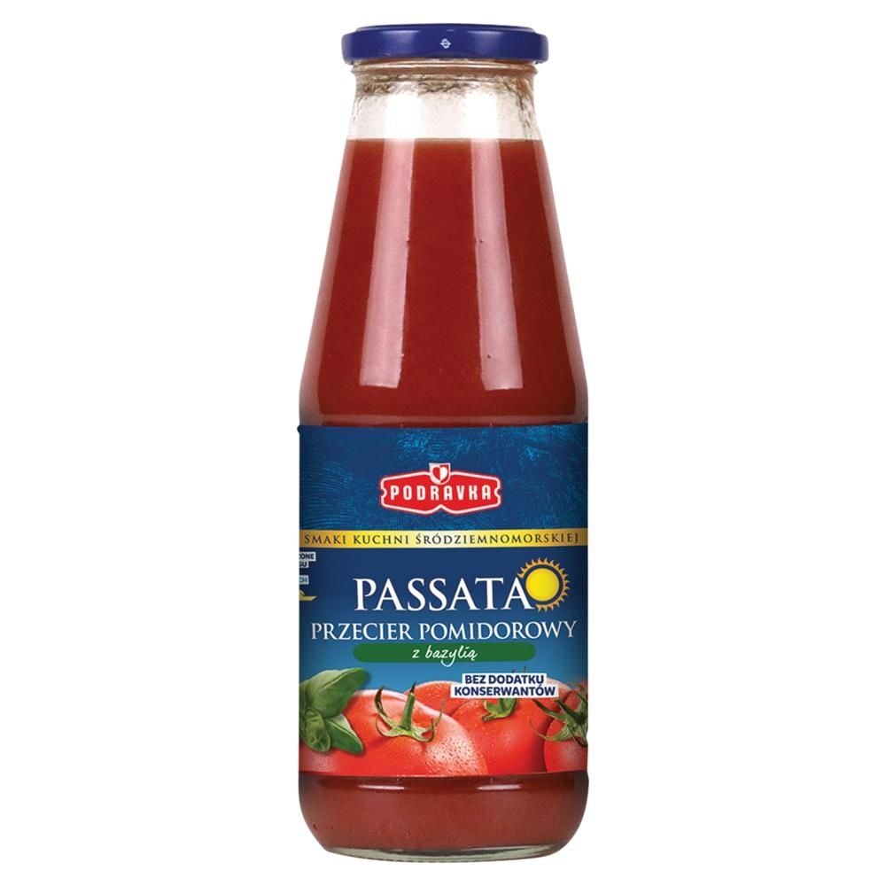 Podravka Passata przecier pomidorowy z bazylią 680 g