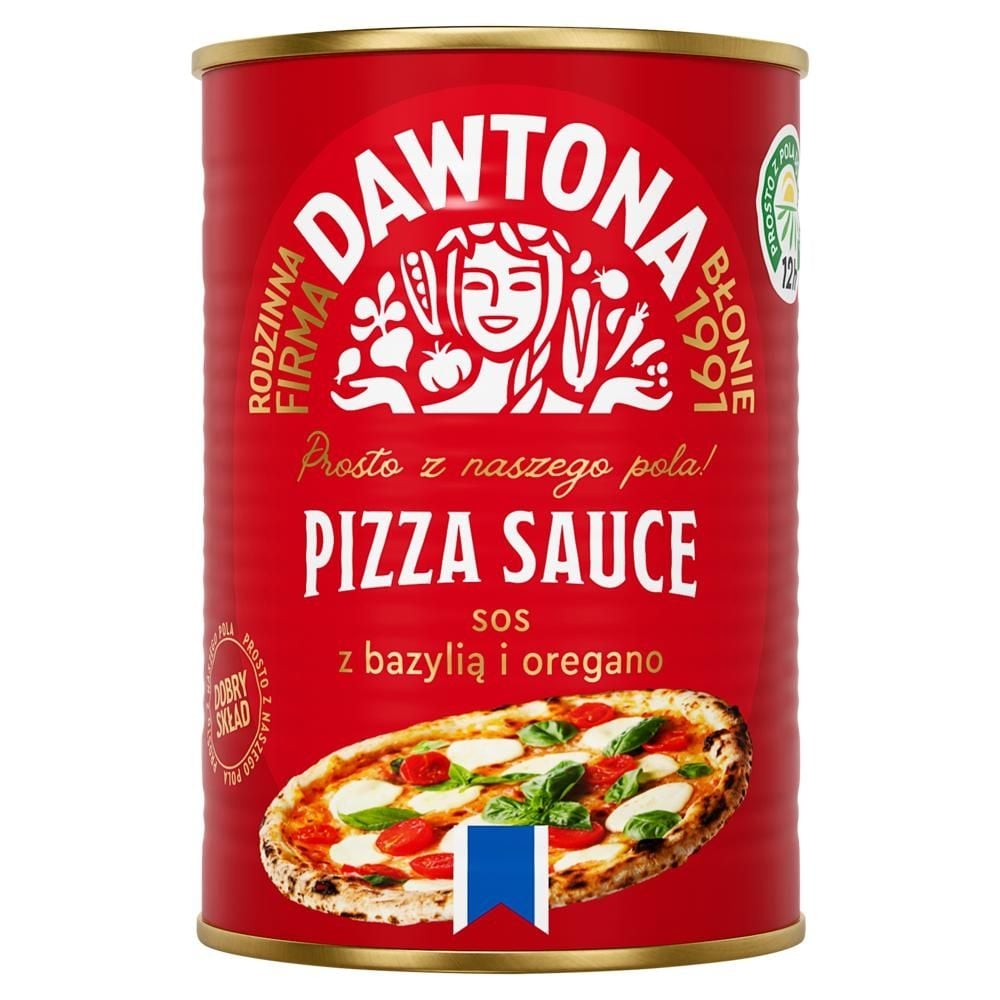 Dawtona Sos do pizzy z bazylią i oregano 400 g