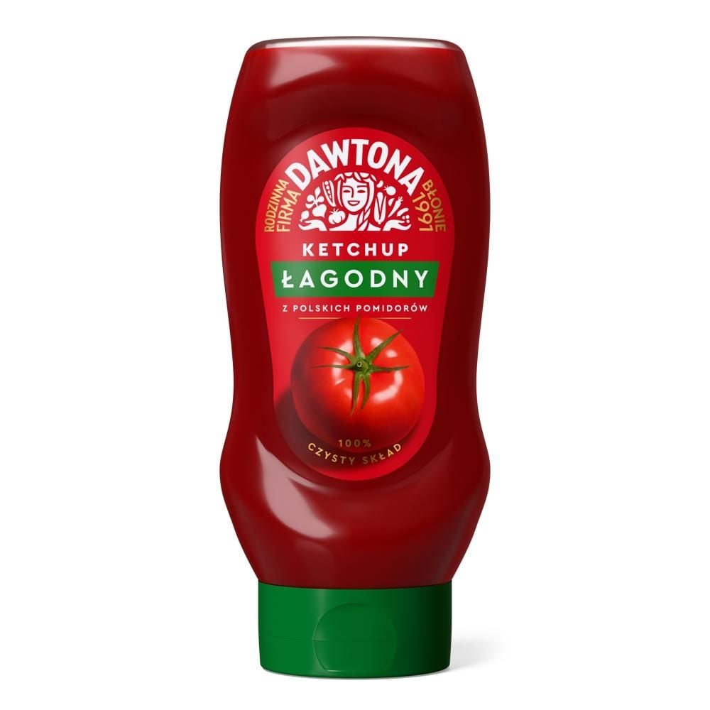 Dawtona Ketchup łagodny 444 g