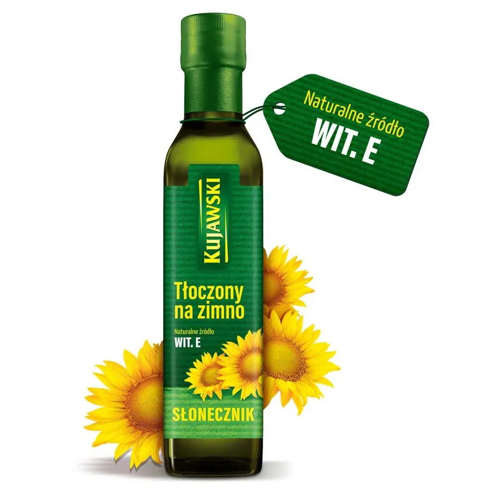 Kujawski Olej ze słoneczników tłoczony na zimno 250 ml