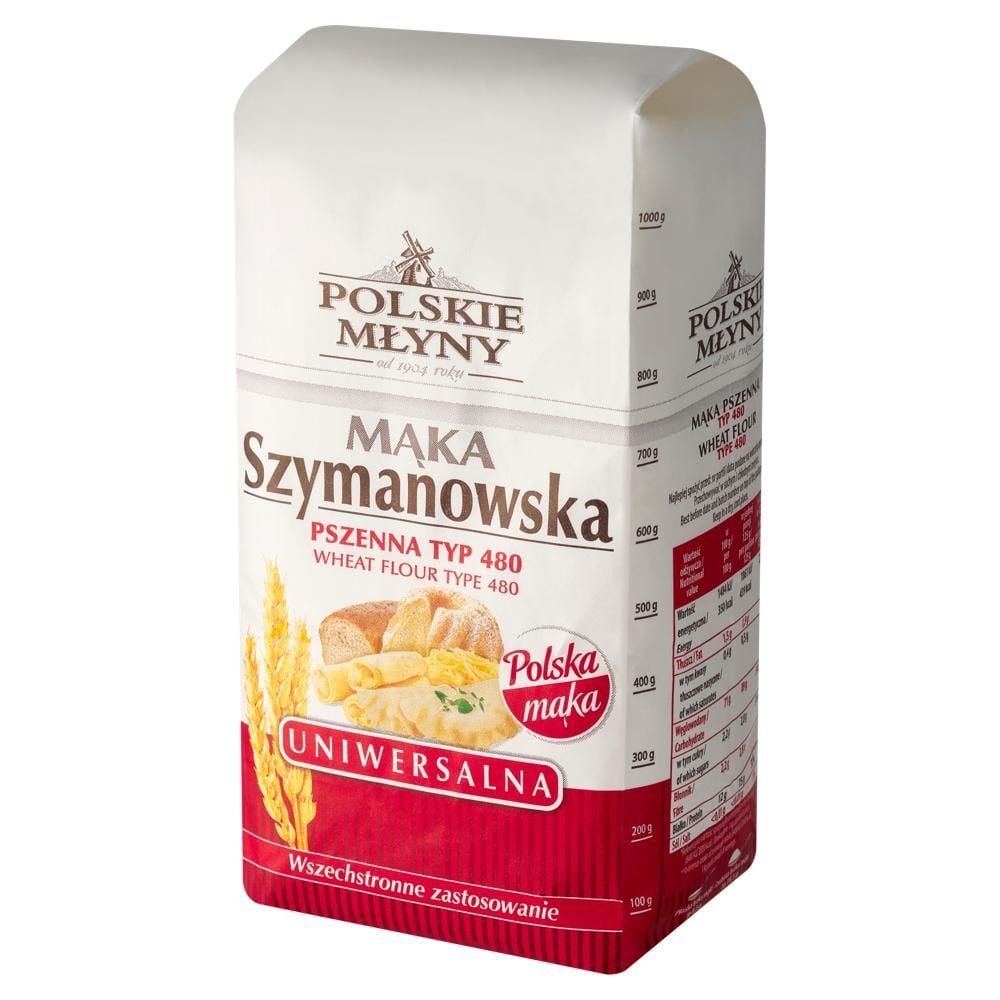Polskie Młyny Mąka Szymanowska pszenna uniwersalna typ 480 1 kg