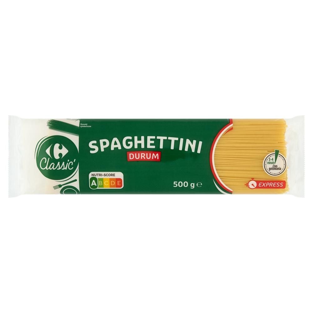 Carrefour Classic Makaron spaghettini durum 500 g