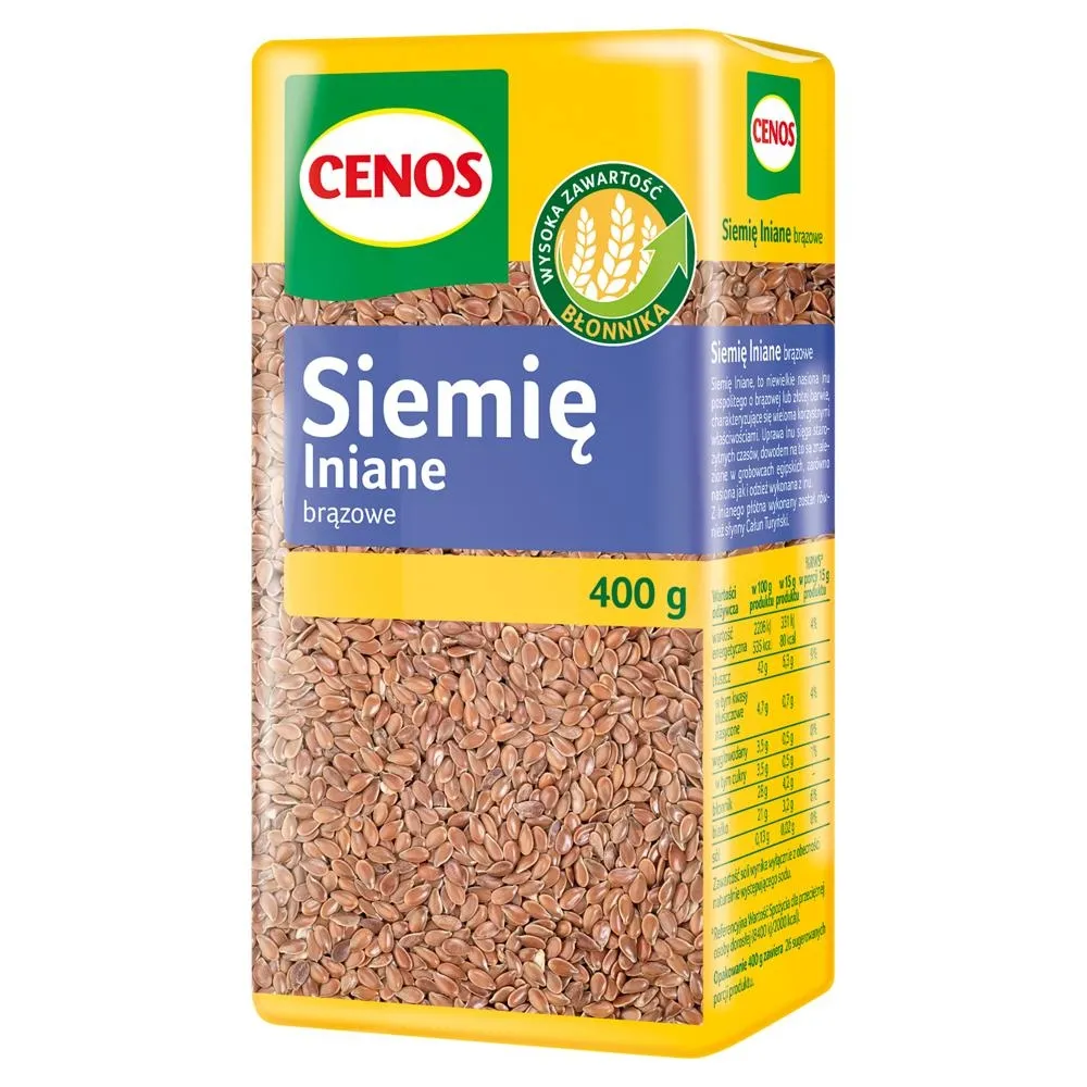 Cenos Siemię lniane brązowe 400 g
