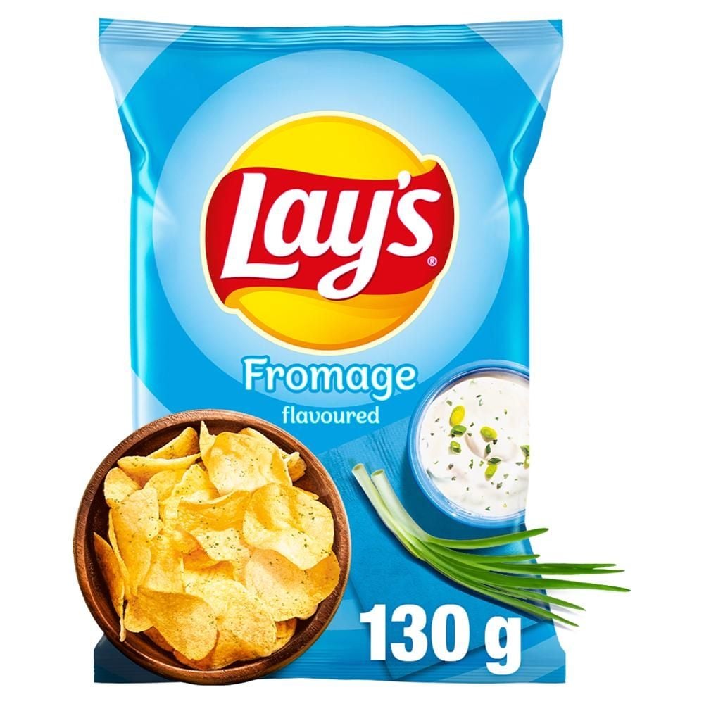 Lay's Chipsy ziemniaczane o smaku śmietankowego serka z ziołami 130 g