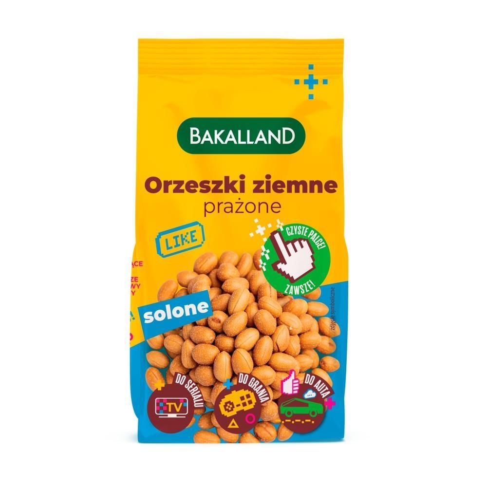 Bakalland Orzeszki ziemne prażone solone 140 g